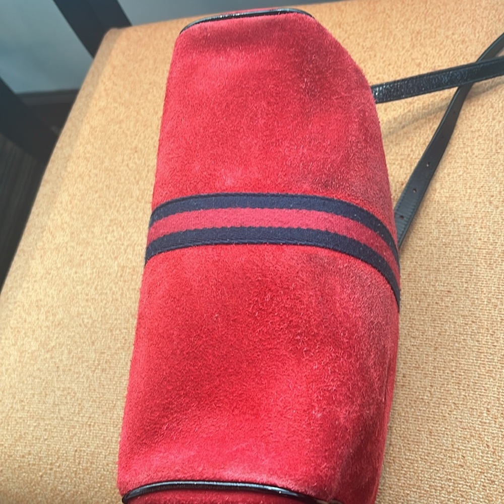 Gucci ophidia crossbody red suede - Picture 14 of 15